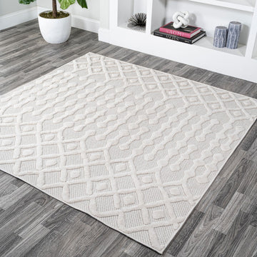 Peralta Moroccan Diamond Indoor/outdoor Area Rug